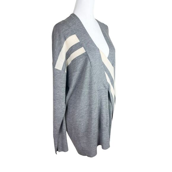 Rag & Bone Grace Sweater Light Grey Merino Wool Understated Luxury Size Small - Picture 5 of 9
